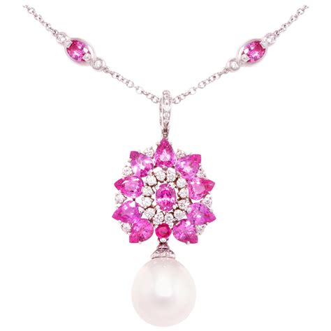 louis vuitton high jewelry pink sapphire and diamond necklace price|Louis Vuitton bracelets.